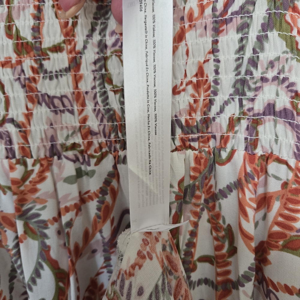 Lascana Multi Print Puff Sleeve Maxi Dress Nwt - Picture 11 of 14
